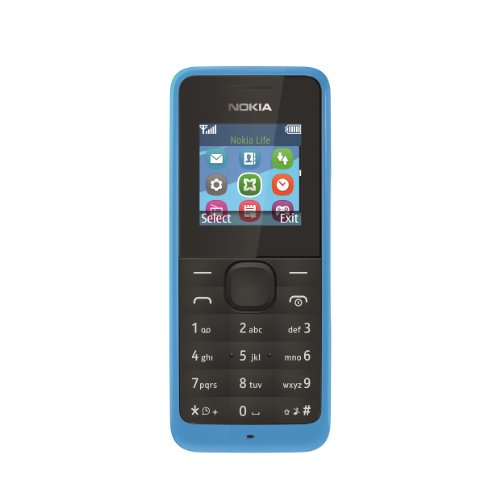 Nokia 105 Sim Free Smartphone - Blue