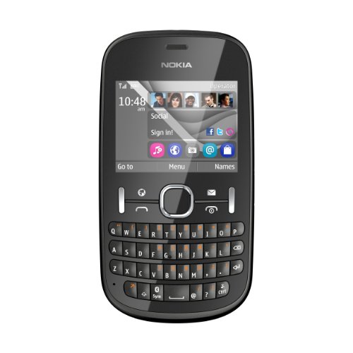 Nokia Asha 201 SIM Free (For 2G - Not 3G compatible) Mobile Phone - Graphite